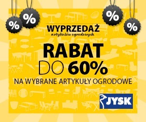Letnia wyprzedaż mebli ogrodowych w Jysk